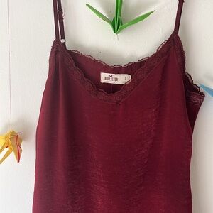 Hollister slipdress with lace trim